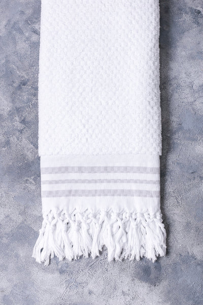 Santorini Stripe, Extra Large Towel – Alaina Organic
